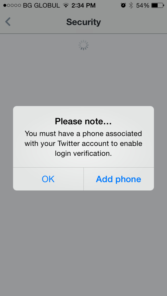 Workaround Twitter application write access when mobile number is not